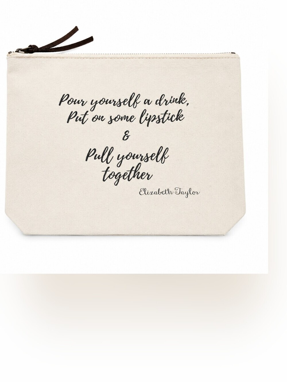 ELIZABETH TAYLOR QUOTE Canvas Bag.